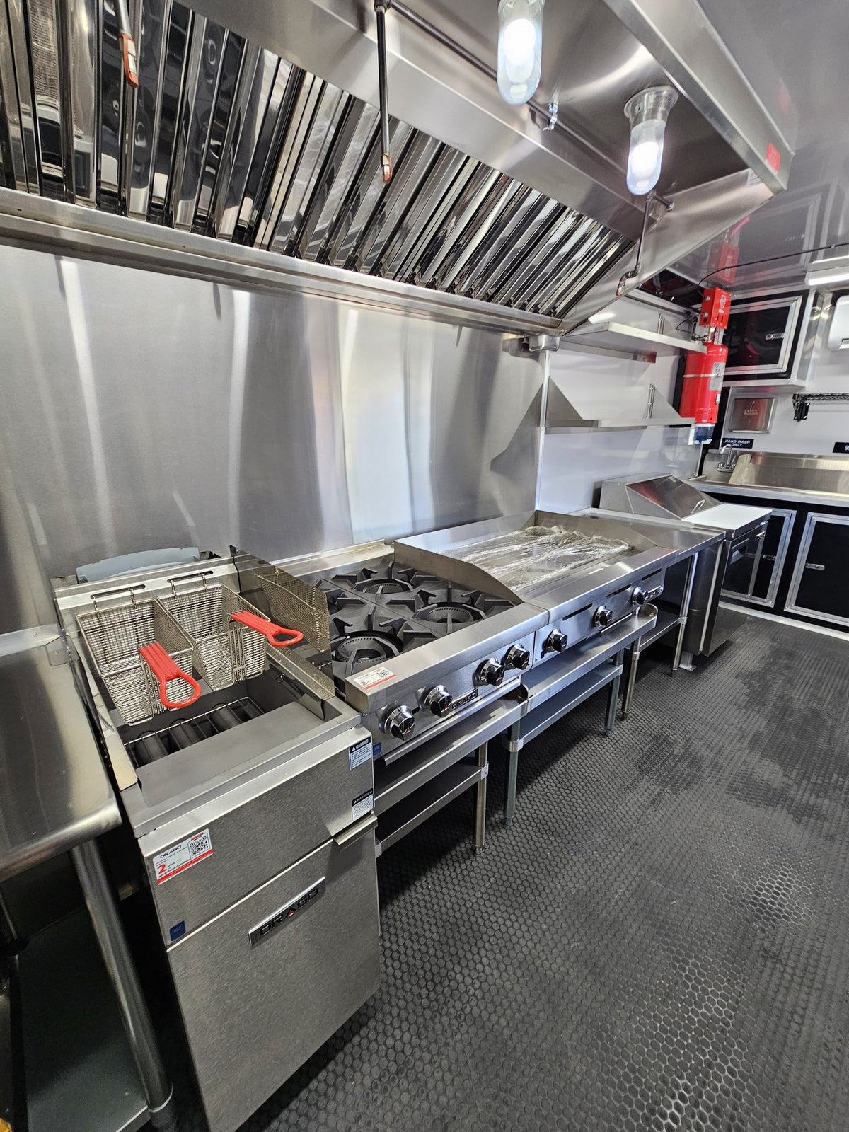 16 FT Food Trailer Charcoal Blackout