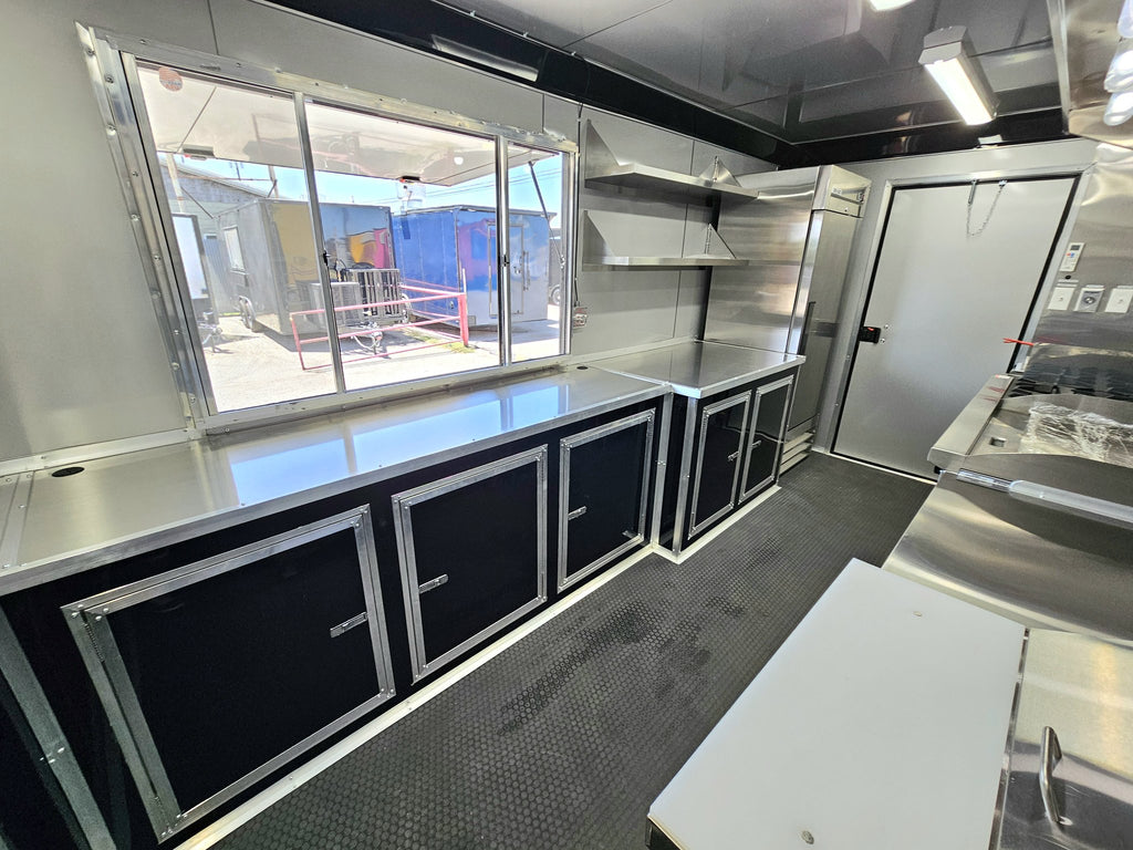 16 FT Food Trailer Charcoal Blackout
