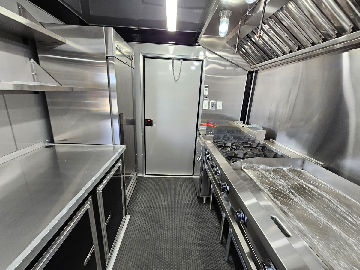 16 FT Food Trailer Charcoal Blackout