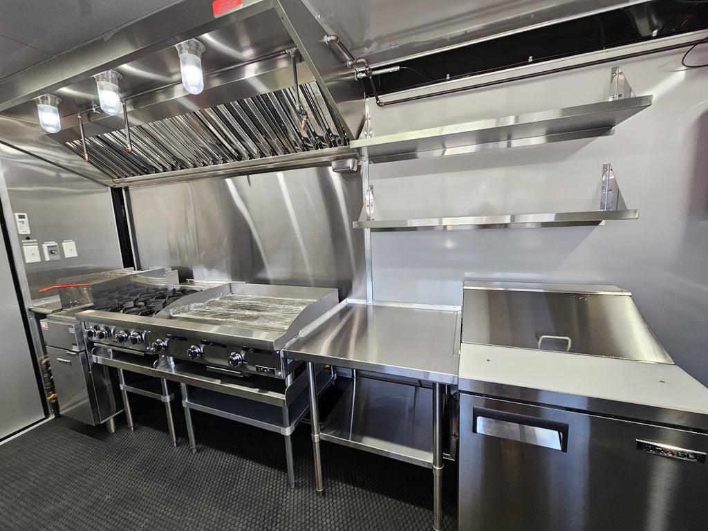 16 FT Food Trailer Charcoal Blackout