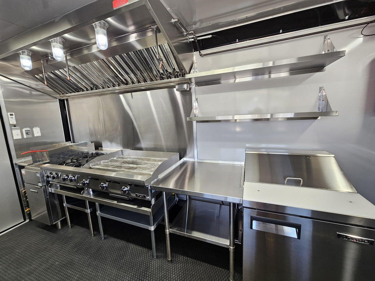 16 FT Food Trailer Charcoal Blackout