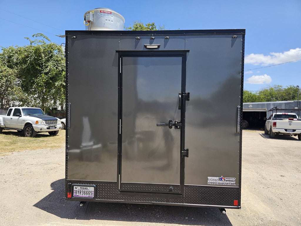 16 FT Food Trailer Charcoal Blackout