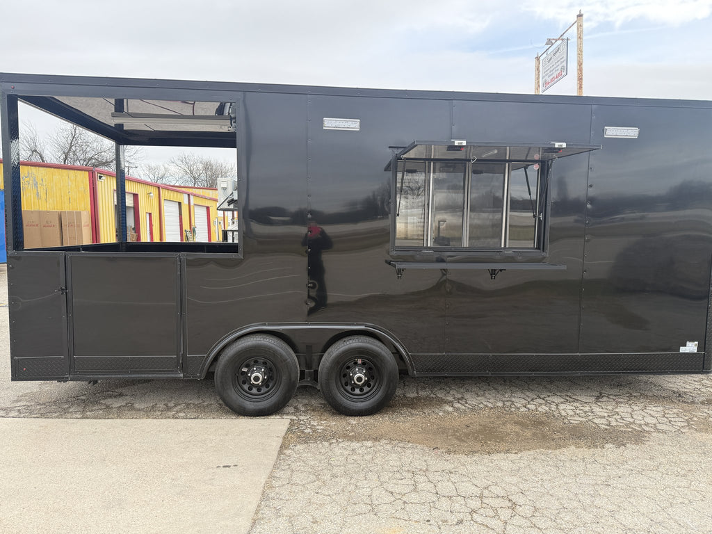20 Ft Porch Food Trailer