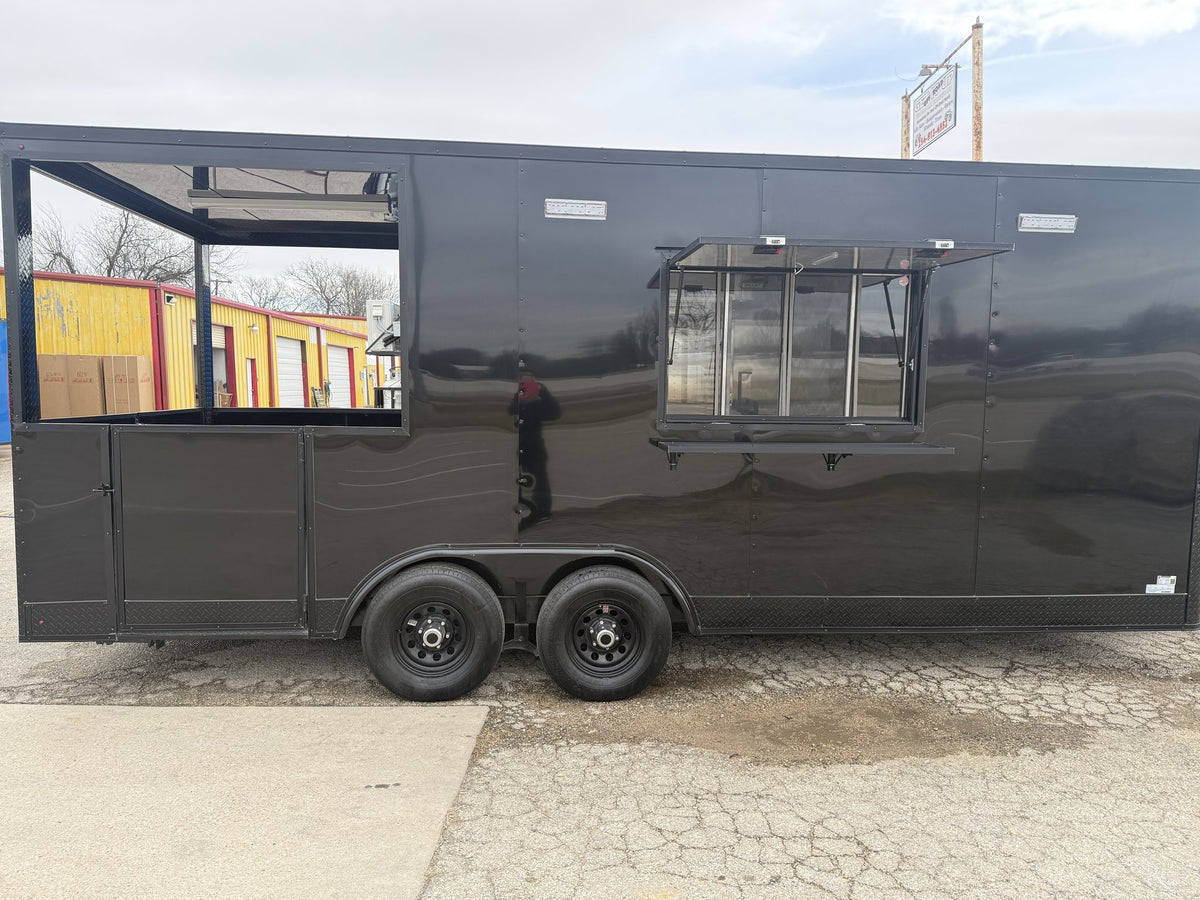 20 Ft Porch Food Trailer