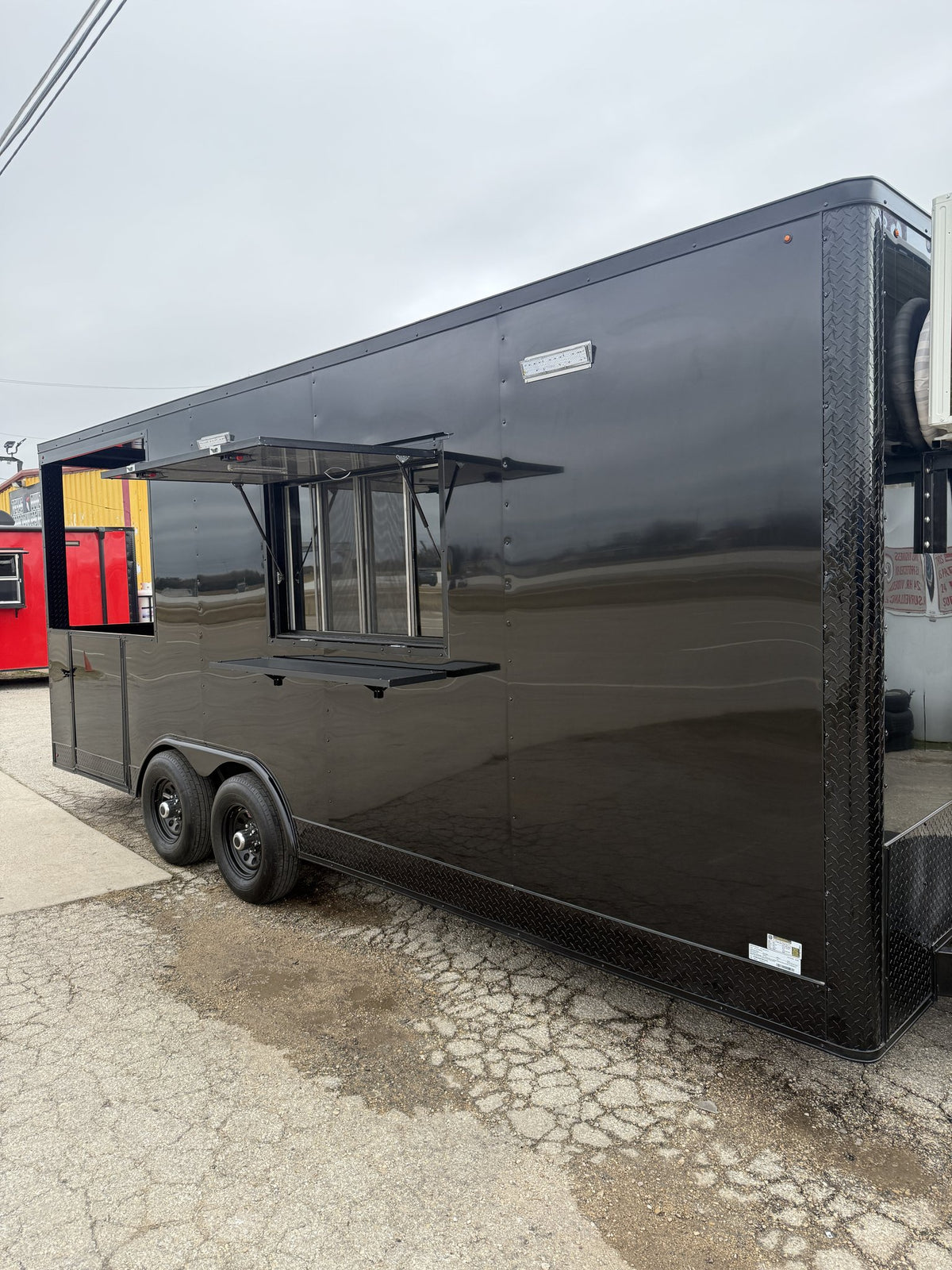 20 Ft Porch Food Trailer