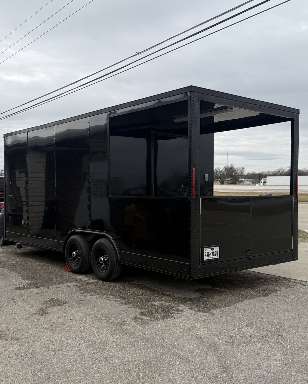 20 Ft Porch Food Trailer