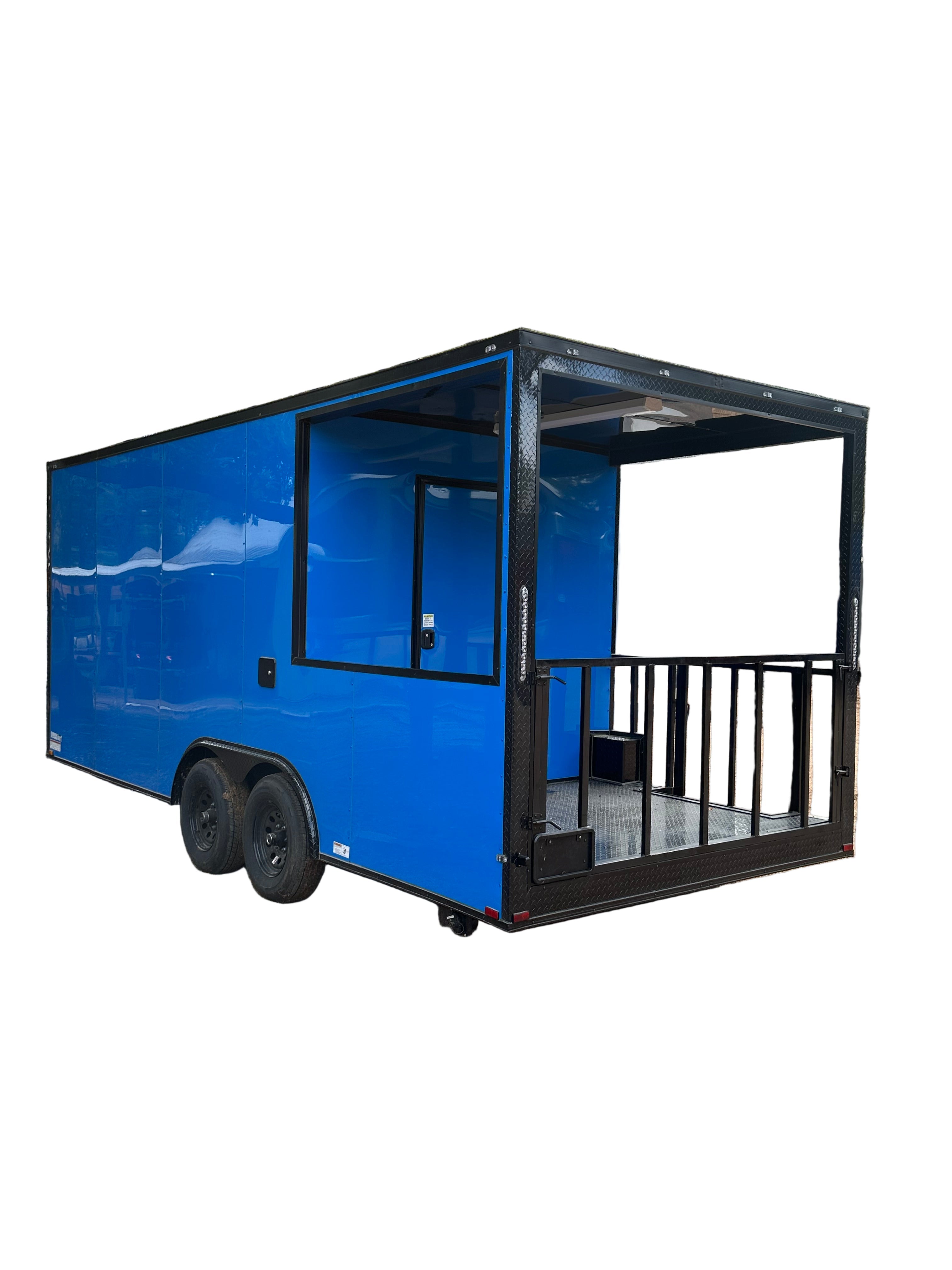 20 FT Blue Porch Trailer