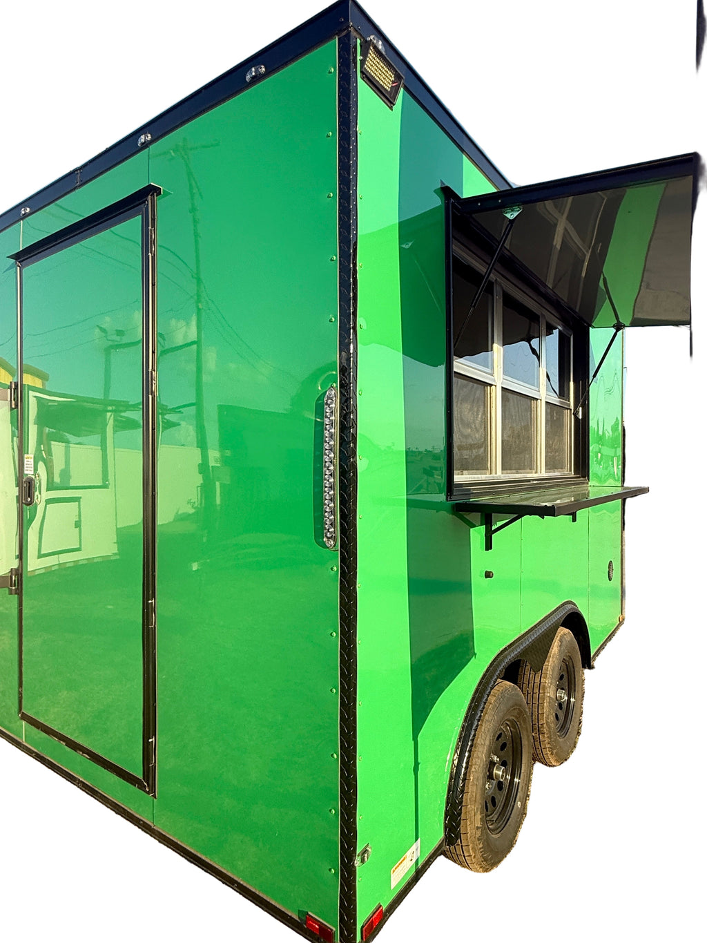 12 FT Green Taco Trailer