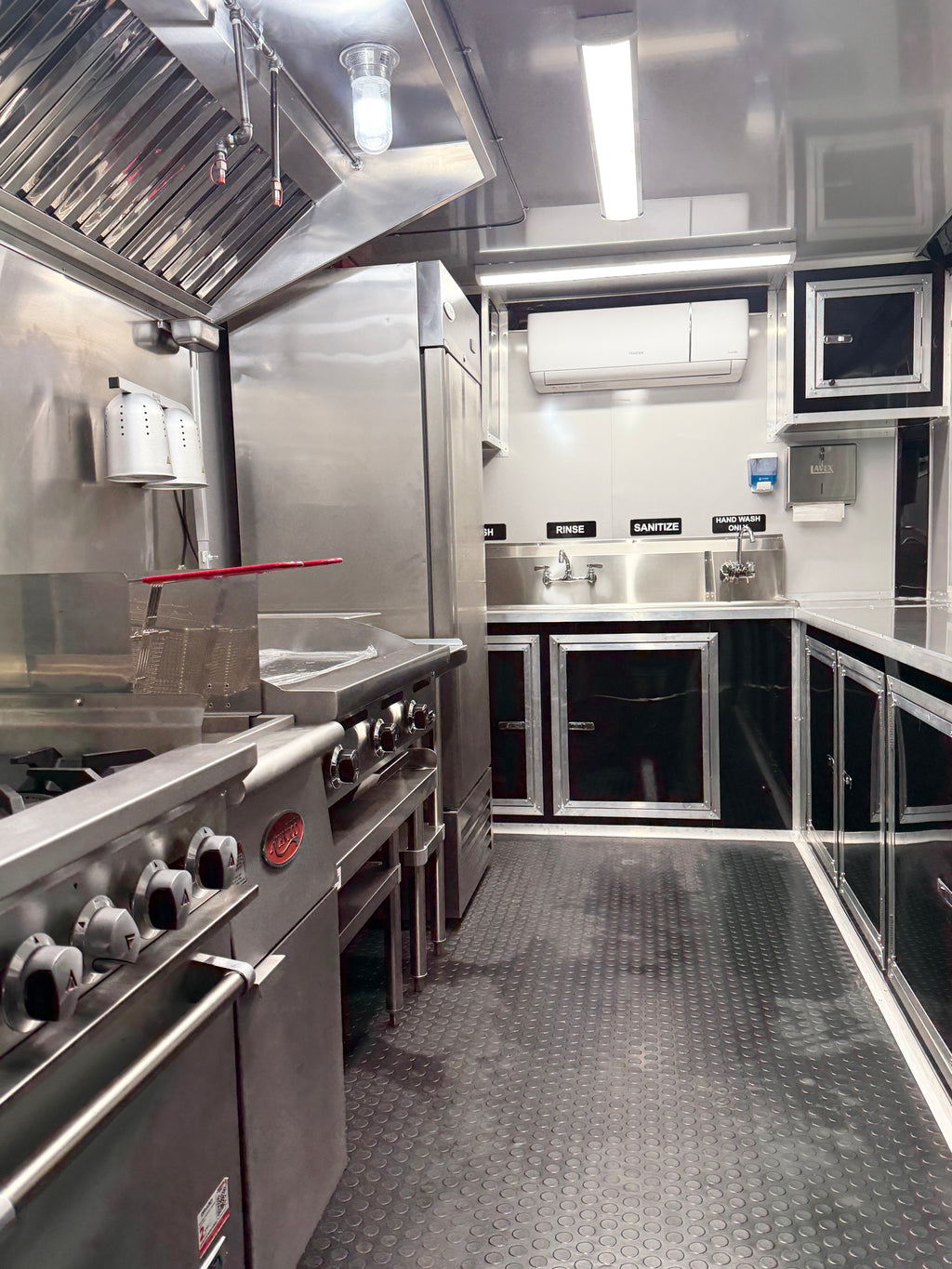 14 FT Yellow Food Trailer
