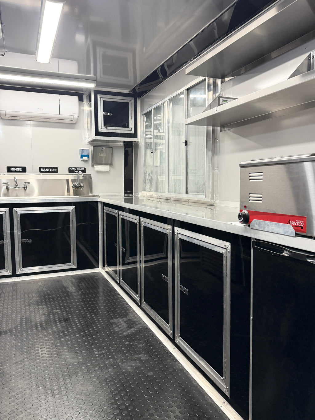14 FT Yellow Food Trailer