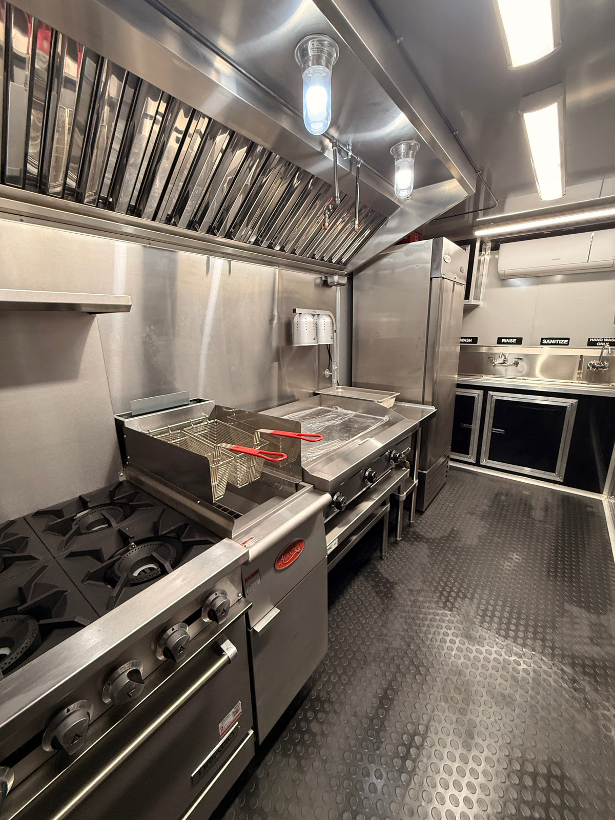 14 FT Yellow Food Trailer