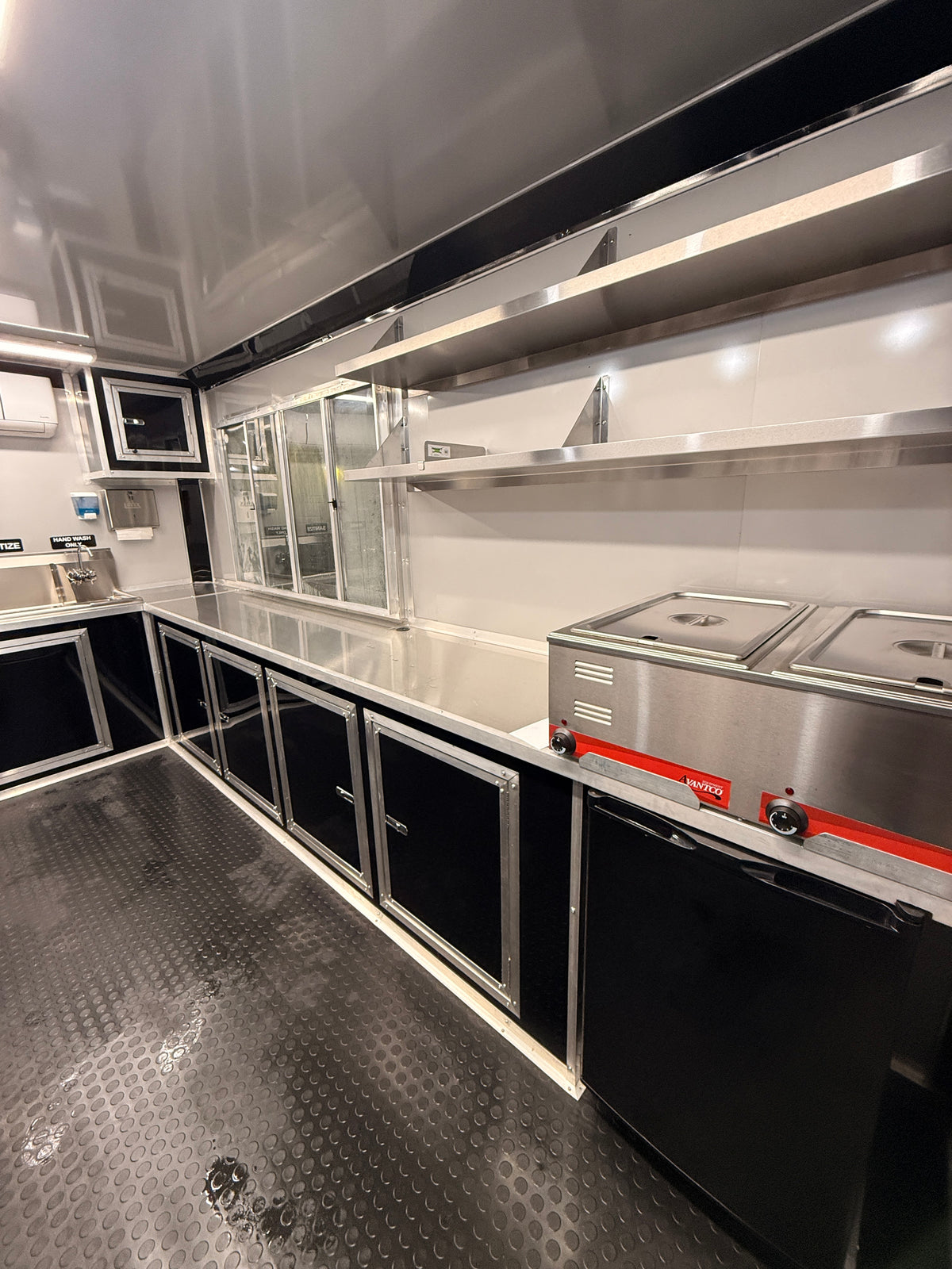 14 FT Yellow Food Trailer