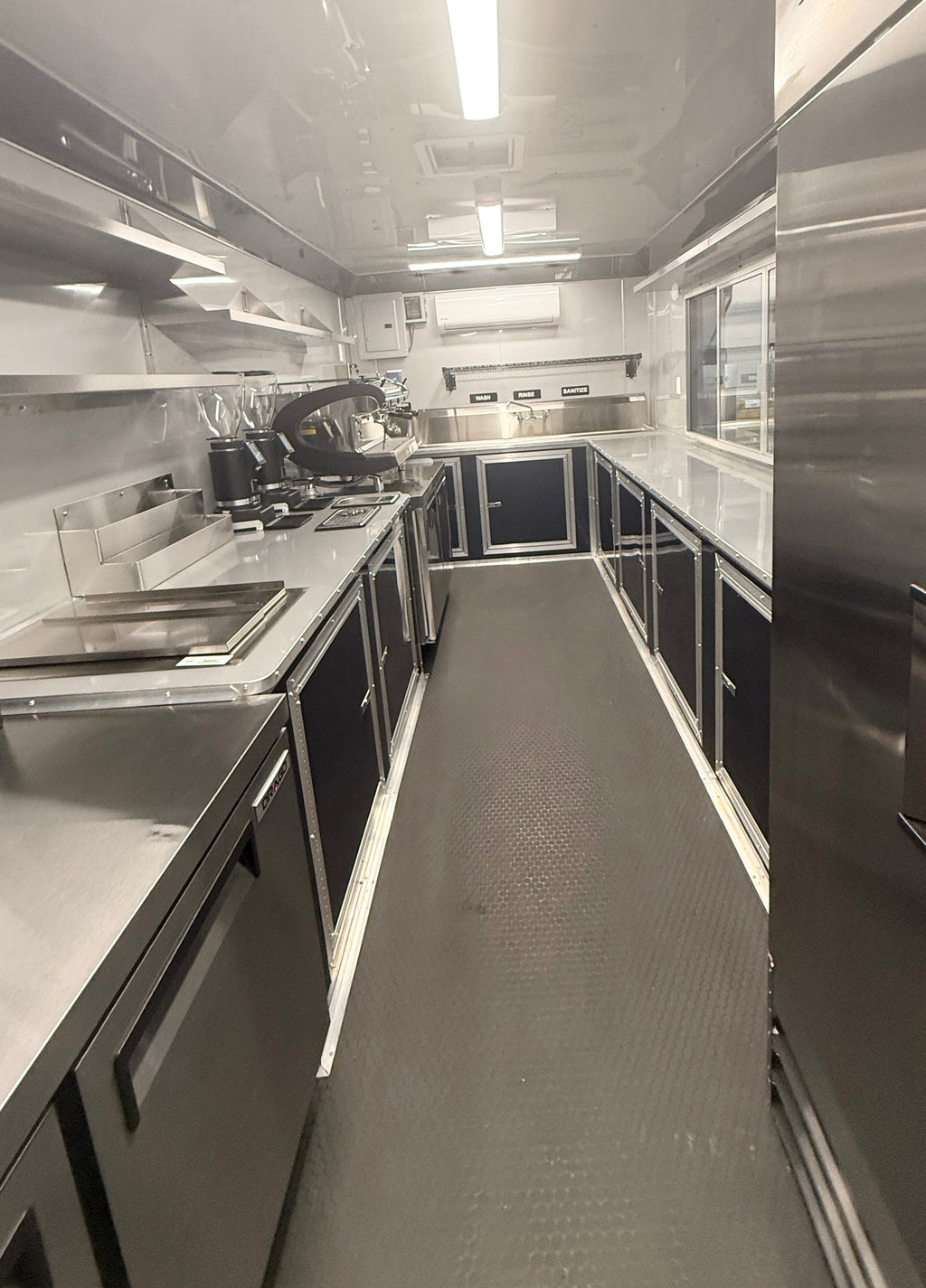 18 FT Midnight Blue Espresso Concession Trailer