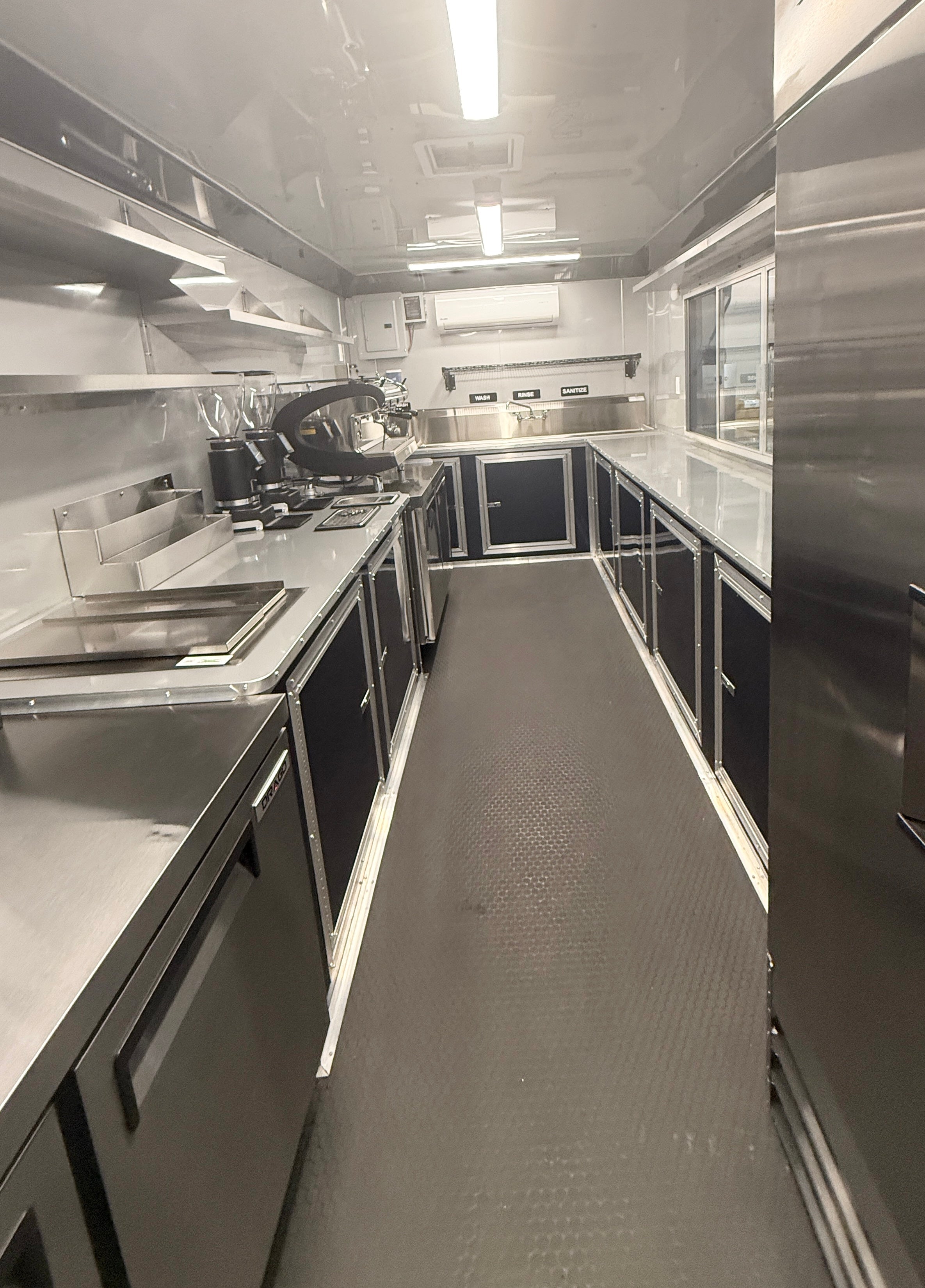 18 FT Midnight Blue Espresso Concession Trailer