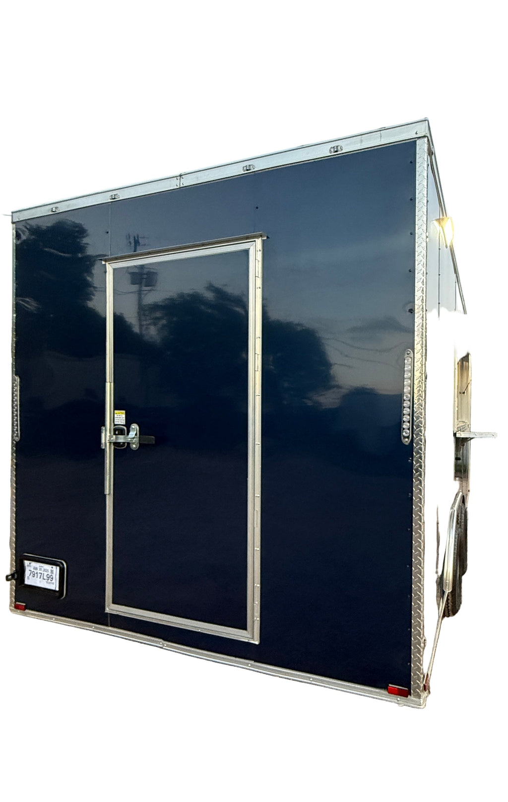 18 FT Midnight Blue Espresso Concession Trailer