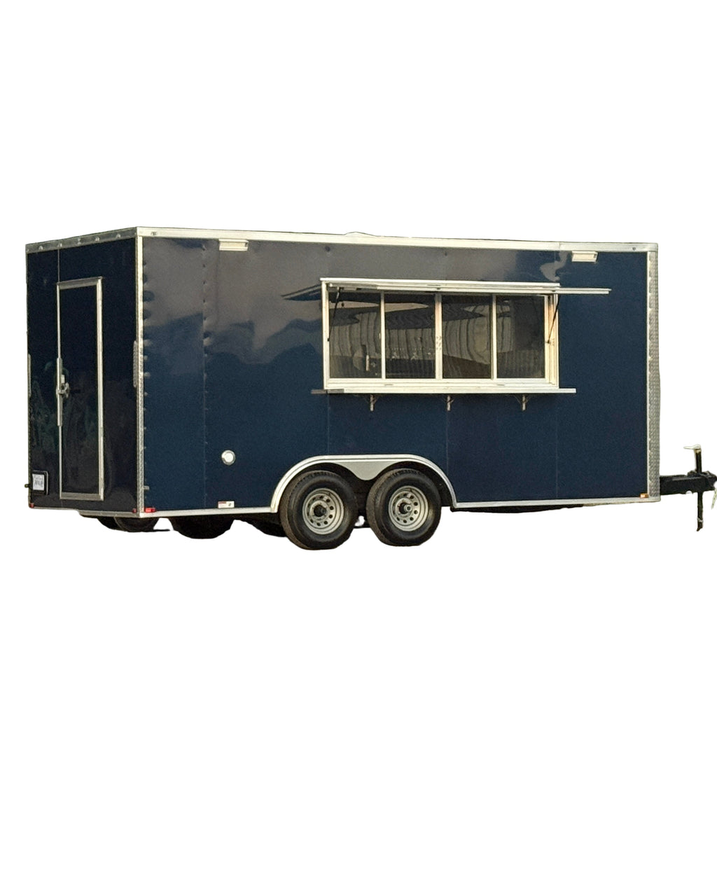 18 FT Midnight Blue Espresso Concession Trailer
