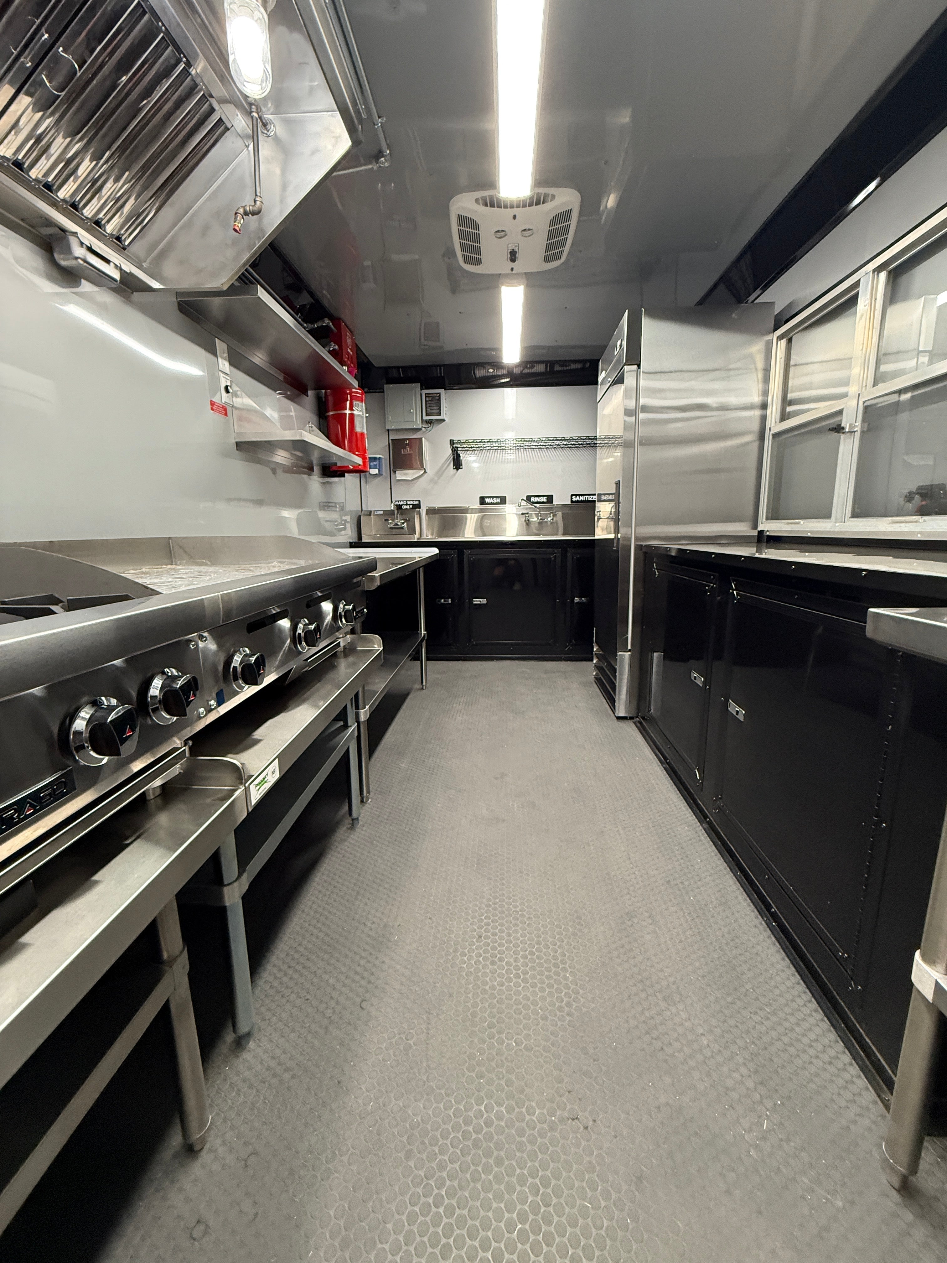 16 FT Blackout Mobile Kitchen Trailer