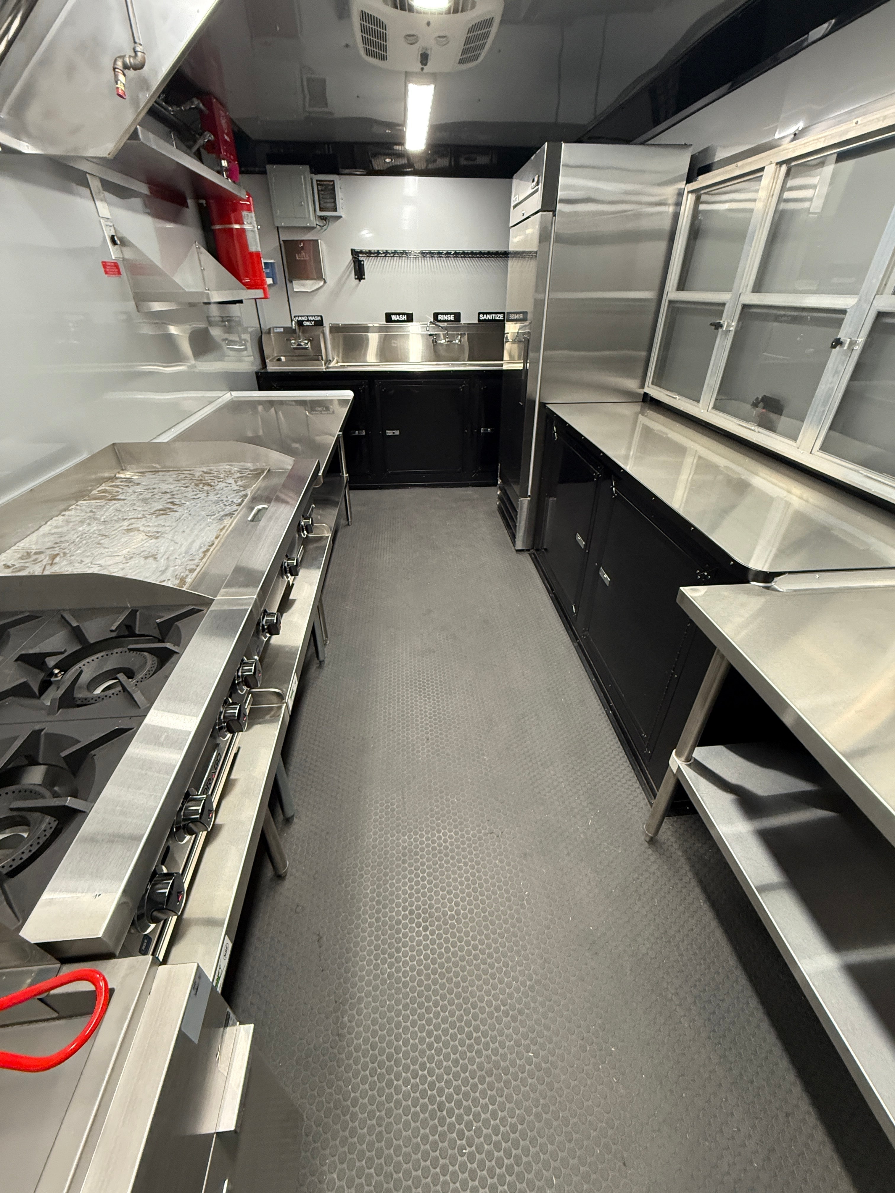 16 FT Blackout Mobile Kitchen Trailer