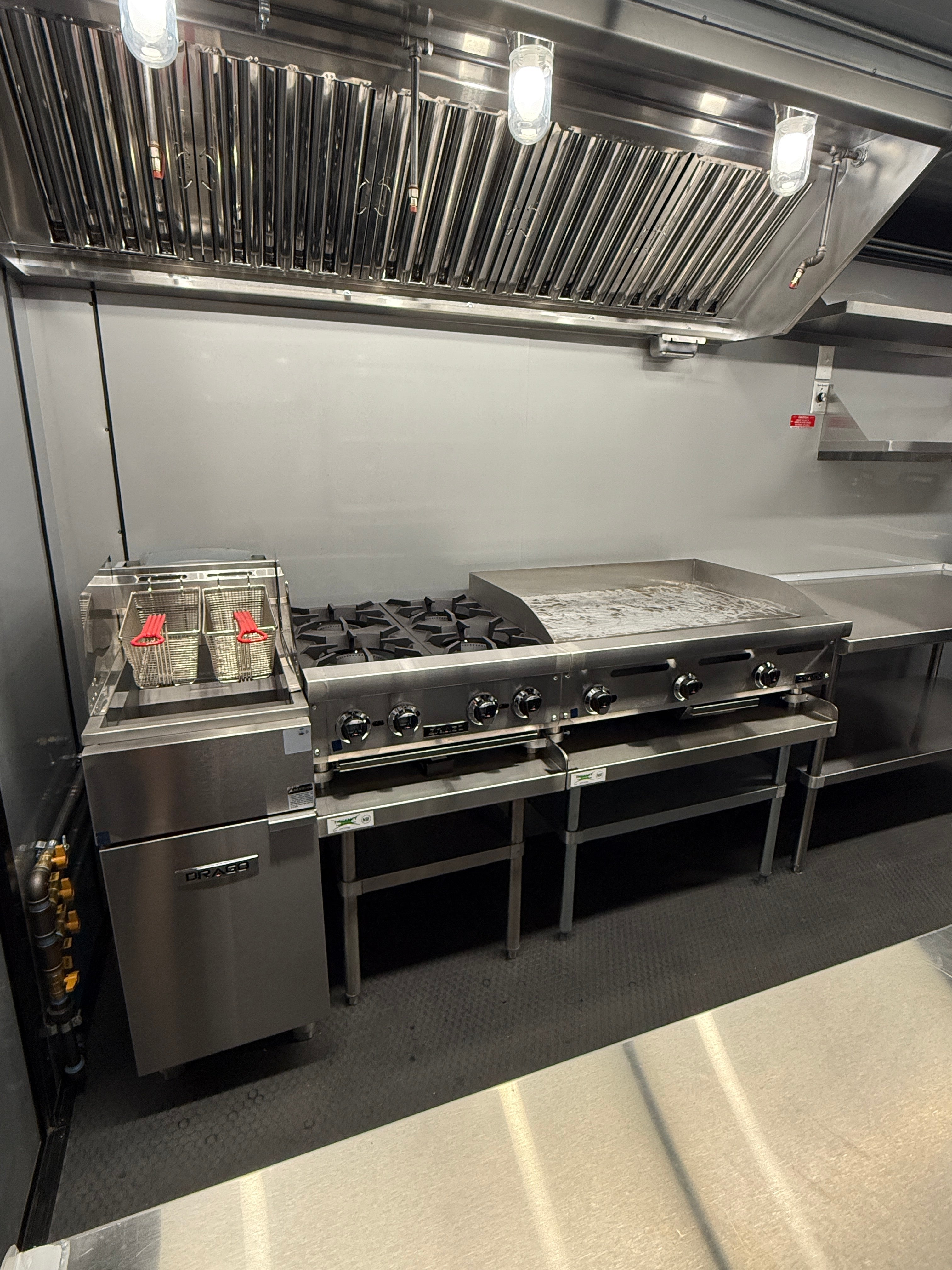 18 FT Blackout Food Trailer: Fully Loaded