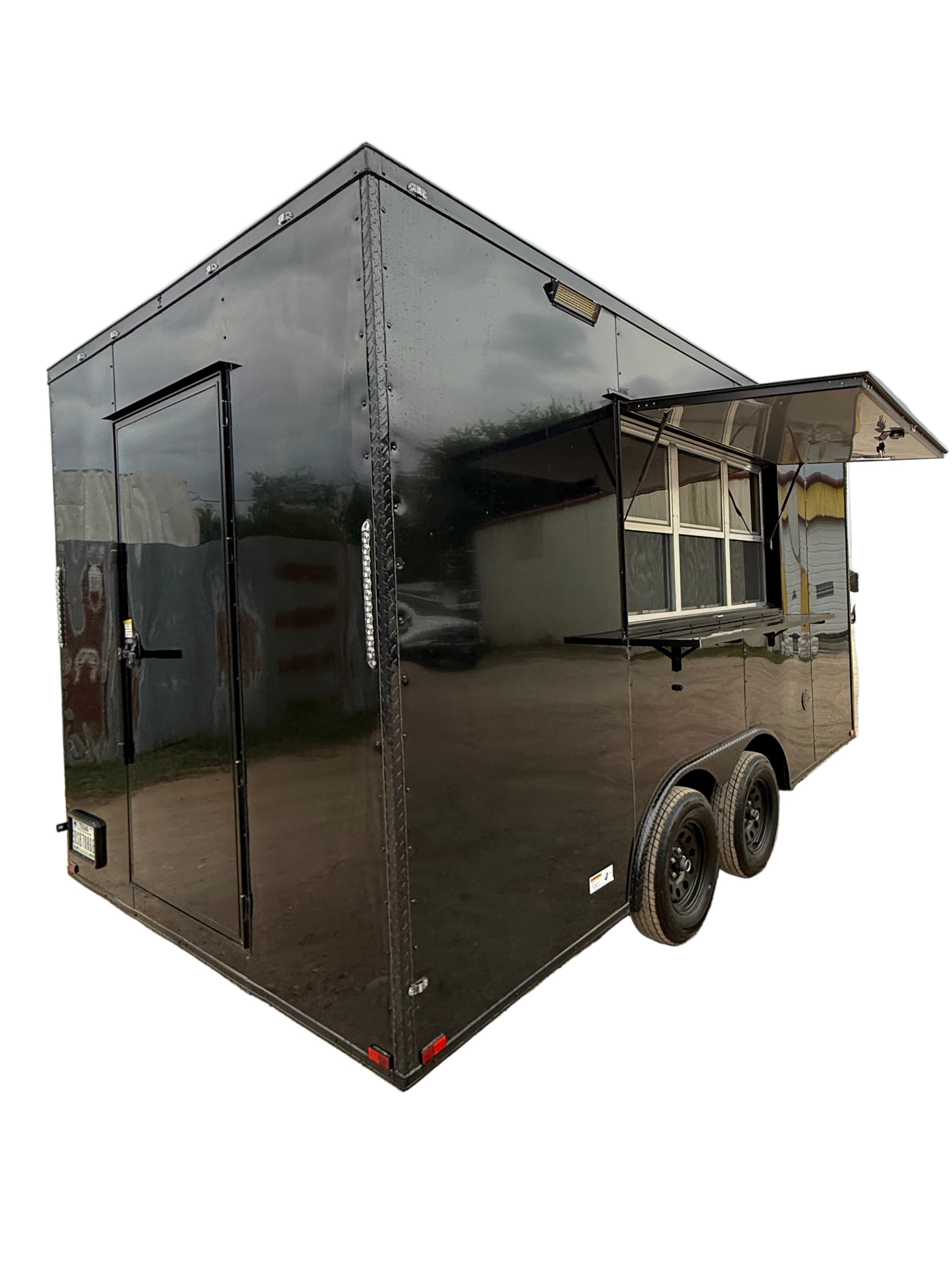 18 FT Blackout Food Trailer: Fully Loaded