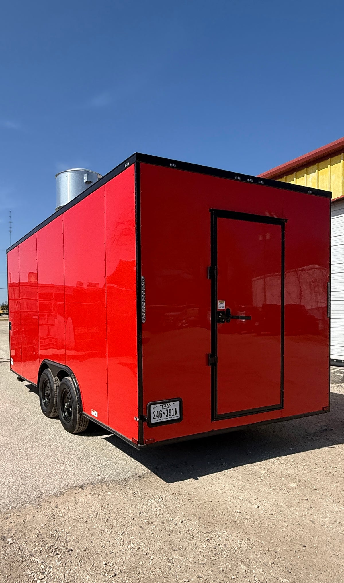 18 Ft Cooking- Fryer Trailer