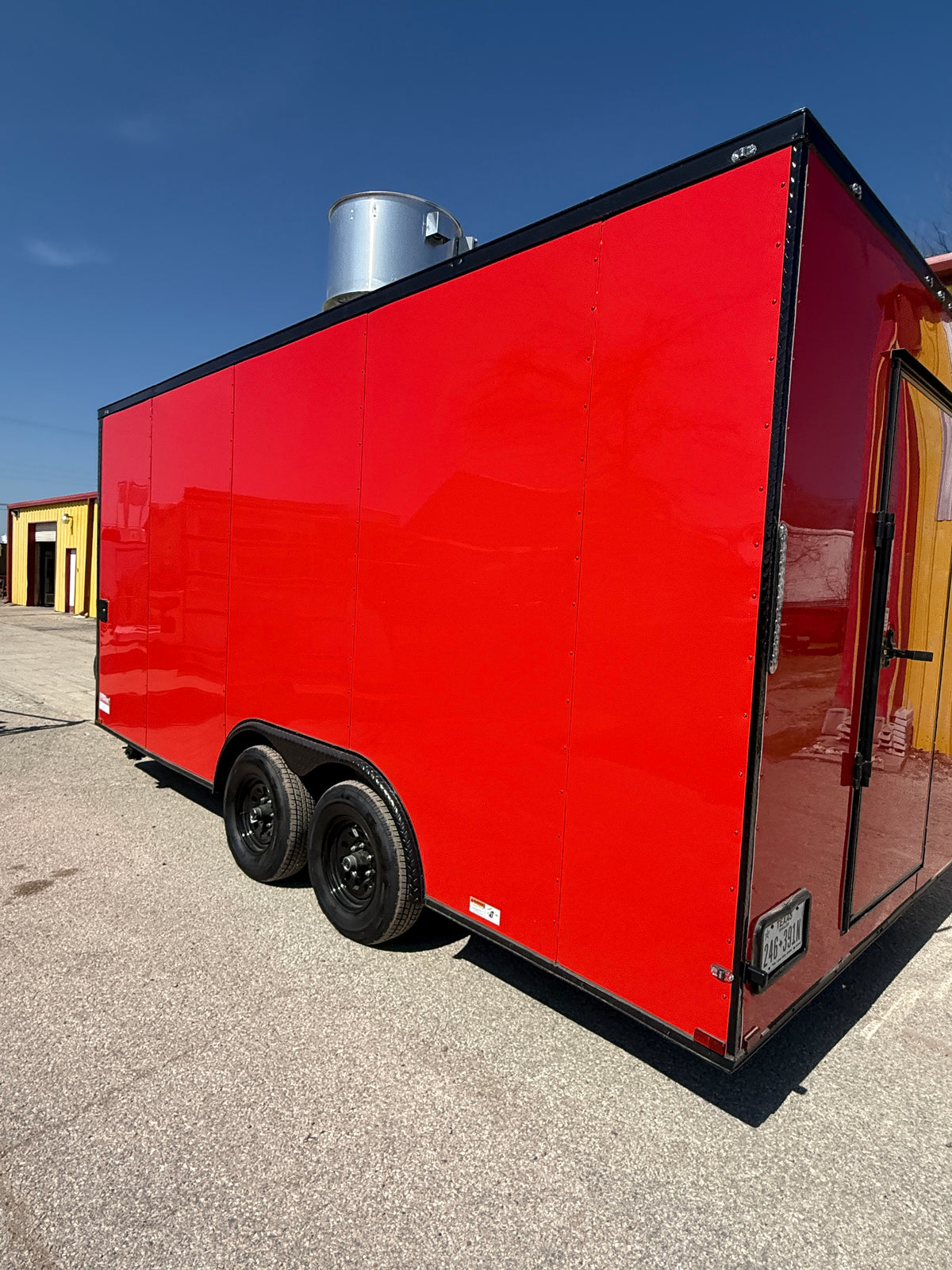 18 Ft Cooking- Fryer Trailer